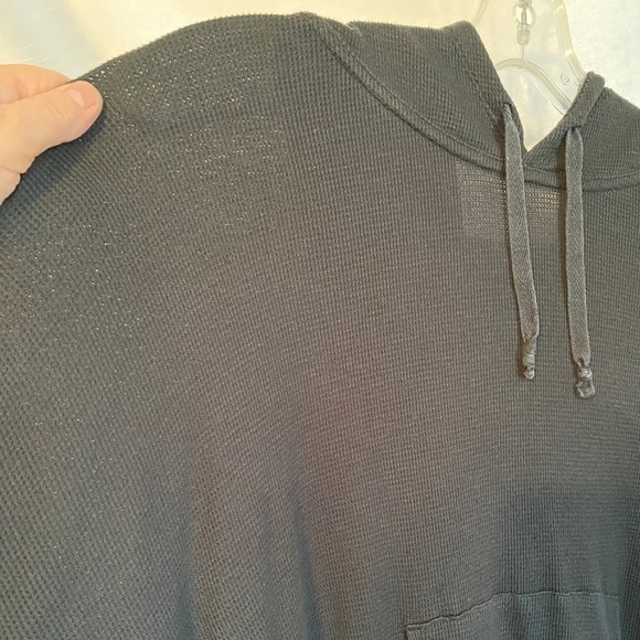 Victoria's Secret Supermodel Essentials Black Hooded Sleep  Shirt Ladies Med - Picture 5 of 12